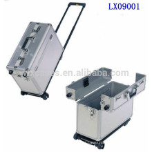 portable aluminum briefcase with wheels from China manufacturer high quality